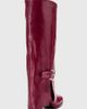 Forever & Always Shoes Forever & Always Shoes Lojo Leather Block Heel Boot - 4