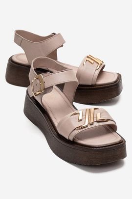Forever & Always Shoes Forever & Always Shoes Lone Leather Platform Sandal