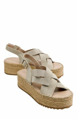 Forever & Always Shoes Forever & Always Shoes Lontano Suede Leather Platform Sandal