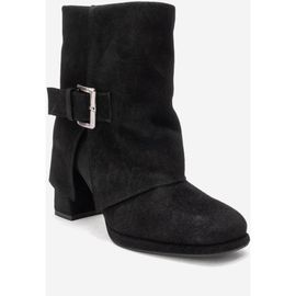 Forever & Always Shoes Forever & Always Shoes Lore Leather Block Heel Boot