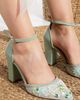 Forever & Always Shoes Forever & Always Shoes Lorraine Floral Lace High Heels - 5