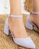 Forever & Always Shoes Forever & Always Shoes Marcelle Low Block Heel Pumps - 2