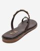 Forever & Always Shoes Forever & Always Shoes Martinez Leather Thong Sandal - 5