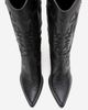 Forever & Always Shoes Forever & Always Shoes Matias Leather Block Heel Western Boot - 5