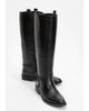 Forever & Always Shoes Forever & Always Shoes May Leather Knee High Buckle Boot - 1