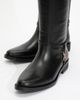 Forever & Always Shoes Forever & Always Shoes May Leather Knee High Buckle Boot - 3