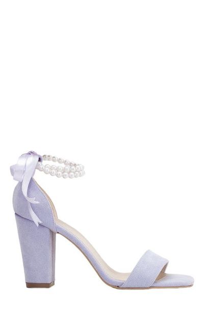Forever & Always Shoes Forever & Always Shoes Melissa Block Heels Sandals with Pearls