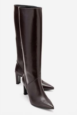 Forever & Always Shoes Forever & Always Shoes Merla Leather Block Heel Boot