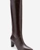Forever & Always Shoes Forever & Always Shoes Merla Leather Block Heel Boot - 2