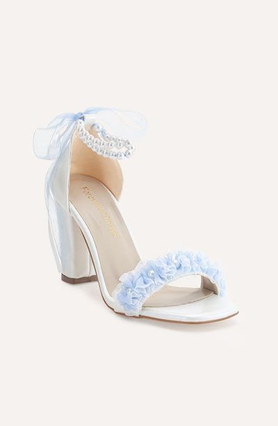 Forever & Always Shoes Forever & Always Shoes Michelle Lace Bridal Sandals with Pearls