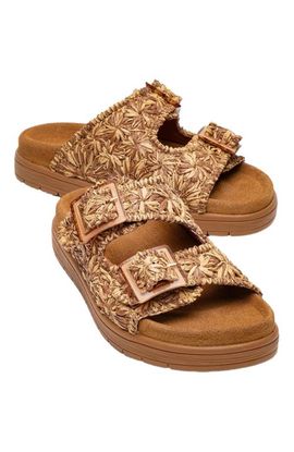 Forever & Always Shoes Forever & Always Shoes Milana Leather Double-Strap Sandal