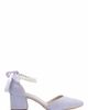 Forever & Always Shoes Forever & Always Shoes Miranda Low Block Heels with Pearls - 1