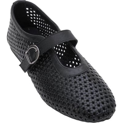 Forever & Always Shoes Forever & Always Shoes MIRELLA Braided Leather Ballet Flats