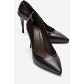 Forever & Always Shoes Forever & Always Shoes Moriel Leather Stiletto Pump