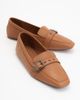 Forever & Always Shoes Forever & Always Shoes Noir Leather Flat Loafers - 1