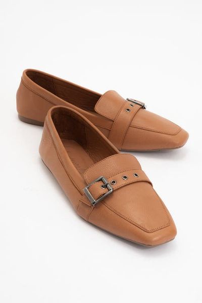 Forever & Always Shoes Forever & Always Shoes Noir Leather Flat Loafers