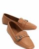 Forever & Always Shoes Forever & Always Shoes Noir Leather Flat Loafers - 5