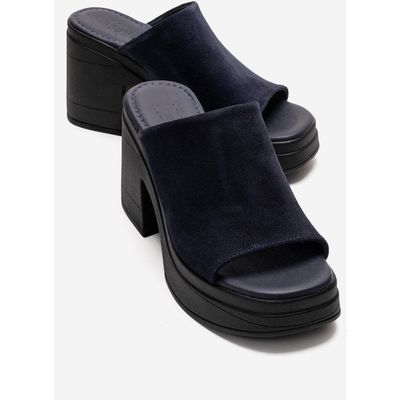 Forever & Always Shoes Forever & Always Shoes Nola Leather Platform Mules