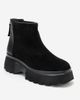 Forever & Always Shoes Forever & Always Shoes Nolda Leather Back Zip Platform Boot - 1