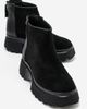 Forever & Always Shoes Forever & Always Shoes Nolda Leather Back Zip Platform Boot - 4
