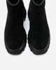 Forever & Always Shoes Forever & Always Shoes Nolda Leather Back Zip Platform Boot - 5