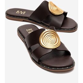 Forever & Always Shoes Forever & Always Shoes Nolita Leather Slide Sandal