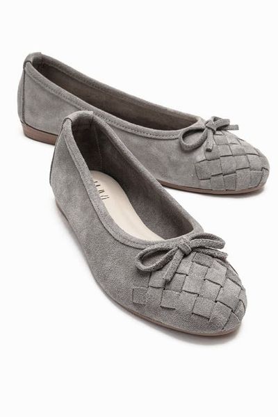 Forever & Always Shoes Forever & Always Shoes Nopos Leather Cap Toe Ballet Flat