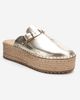 Forever & Always Shoes Forever & Always Shoes Novas Leather Platform Espadrille Mule - 2