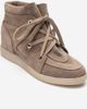 Forever & Always Shoes Forever & Always Shoes Oleta Leather Lace Up Sneaker Boot - 1