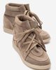 Forever & Always Shoes Forever & Always Shoes Oleta Leather Lace Up Sneaker Boot - 4