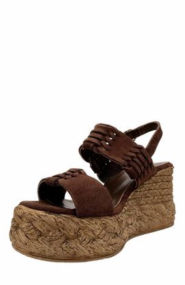 Forever & Always Shoes Forever & Always Shoes Olien Suede Leather Platform Espadrilles