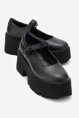 Forever & Always Shoes Forever & Always Shoes Orina Leather Platform Mary Jane Shoe