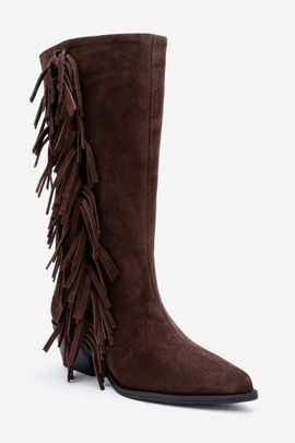 Forever & Always Shoes Forever & Always Shoes Orlo Leather Fringed Western Boot