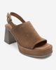 Forever & Always Shoes Forever & Always Shoes Penvia Block Heel Leather Platform Sandal - 3