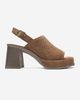 Forever & Always Shoes Forever & Always Shoes Penvia Block Heel Leather Platform Sandal - 4