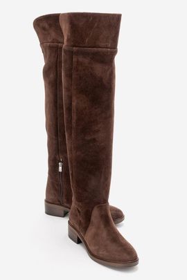 Forever & Always Shoes Forever & Always Shoes Petya Leather Over the Knee Boot
