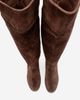 Forever & Always Shoes Forever & Always Shoes Petya Leather Over the Knee Boot - 3