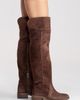 Forever & Always Shoes Forever & Always Shoes Petya Leather Over the Knee Boot - 5