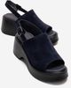 Forever & Always Shoes Forever & Always Shoes Power Leather Platform Wedge Sandal - 1