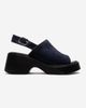 Forever & Always Shoes Forever & Always Shoes Power Leather Platform Wedge Sandal - 4