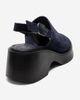 Forever & Always Shoes Forever & Always Shoes Power Leather Platform Wedge Sandal - 5
