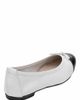 Forever & Always Shoes Forever & Always Shoes Rayne Cap Toe Leather Ballet Flat - 3