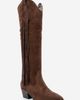 Forever & Always Shoes Forever & Always Shoes Rios Leather Fringe Knee High Boot - 3