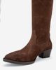 Forever & Always Shoes Forever & Always Shoes Rios Leather Fringe Knee High Boot - 4