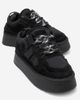 Forever & Always Shoes Forever & Always Shoes Riven Leather Platform Sneaker - 2