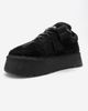 Forever & Always Shoes Forever & Always Shoes Riven Leather Platform Sneaker - 4
