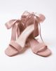 Forever & Always Shoes Forever & Always Shoes Rova Bow Block Heel Sandal - 4