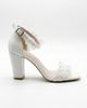 Forever & Always Shoes Forever & Always Shoes Selia Block Heel Bridal Sandal - 2
