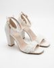 Forever & Always Shoes Forever & Always Shoes Selia Block Heel Bridal Sandal - 5