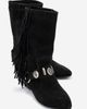 Forever & Always Shoes Forever & Always Shoes Selora Leather Buckle Western Boot - 2